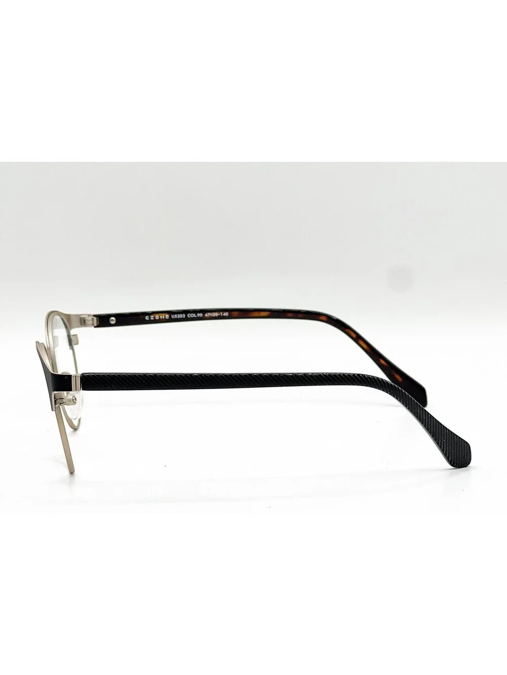 Czone U5203 Col.90 Black Authentic Eyeglasses 47-20-140